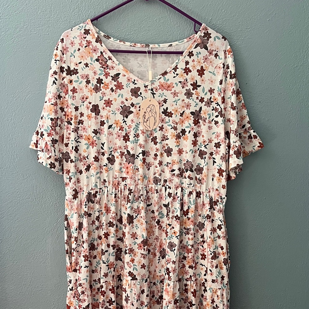 Floral Print Women's Dress